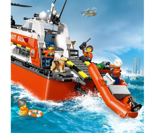 LEGO CITY 60504 Łódź ratunkowa i helikopter straży przybrzeżnej - 1473521 - zdjęcie 9